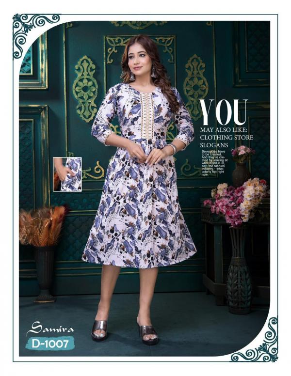 Trendy Samira Fancy Printed Kurti Collection